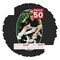 Black Suede Mat Board for 12x18 Frames - Oval Opening for 11x17 Photos